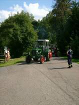 Dieser Zetor 50 kahm aus Ri.Rinderstallauf der groen Runde beim burkhardtsdorfer Bulldogtreffen