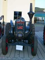 30PS Lanz Bulldog vor dem Bulldogmuseum in Burkhardtsdorf