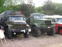 Zwei Vertreter der russischen LKW-Baukunst einmal der ZIL 131 aus Lichatschowa und der KRaZ 255 aus Krementschuk, 05.05.07