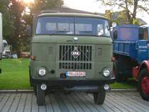 IFA W50Pritsch/plane in Armeeausfhrung am Vorabend des 10.Bulldogtreffens in Burkhardtsdorf