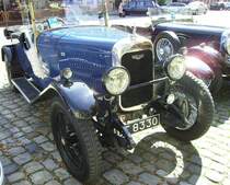 Dieser Alvis Silver Eagle von ca. 1934 stand mit einem zweiten englischen Oldtimer bei herrlichem Septemberwetter 2007 auf dem Weinmarkt in Dinkelsbhl. Beide Fahrzeuge in Topzustand mit neuwertigen Michelinreifen.
 