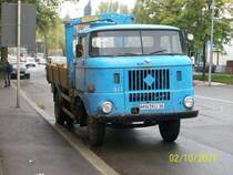 IFA W50L mit Holzpritsche und Takraf-Ladekran