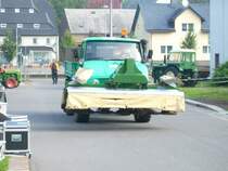 Unimog mit Krone Mhwerk zum Bulldogtreffen in Burkhardtsdorf 2007