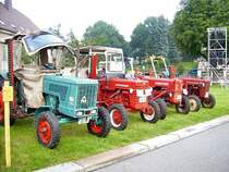 3x Mc Cormic D322+hanomag beim 10.Bulldogtreffen in Burkhardtsdorf 2007