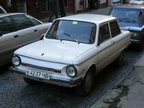 ZAZ 968M in die Innenstadt von Chernivtsi in Ukraine am 07-09-2007