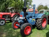 LANZ-BULLDOG;Type:D1506 mit Bj.1952 und 55PS nimmt bei der Oldtimerausstellung in M�nsteuer teil;090809