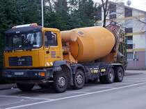 MAN 35.364, ein Ungarischer-Betonmischer hat sich nach Ried i.I.  verirrt ;091129