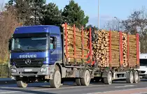 MB Actros V 8 1855 - Holztransporter - Euskirchen 26.11.2009