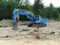 Gl�ckle RH 8 im Steinbruch bei Burgpreppach