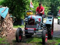 EICHER-Panther,Bj.1963,22PS am Start bei der Oldtimerrundfahrt in Lohnsburg; 080622