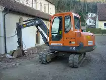 Volvo EC 55,
Mobilbagger der  Midi-Klasse ,
Eigengewicht 5,5t
Nov.2009