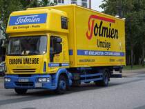 IVECO-EUROCARGO einer Umzugsfirma auf den Stra�en von Cuxhaven;090831