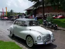 AutoUnion-Audi am Start zur Oldtimerrundfahrt in Neukirchen/V�ckla;090705