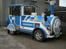 Die  Zuglok  von der Arkonabahn am 15.Dezember 2009 in Bergen/Rgen.