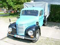 Dieser Framo V901/2 beim Bulldotreffen in Burkhardtsdorf stand zwischen Topfmarktscheune und Bulldomuseum.