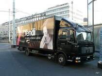 MAN TGL 10.210 Lastwagen unterwegs in der Stadt Genf am 11.12.2009