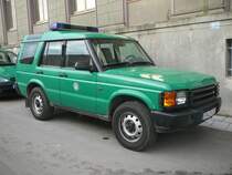 Rover Discovery am 15.12.2009 vor der Bundespolizeiinspektion Erfurt