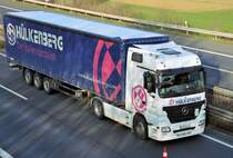 MB Actros 1844  Hlkenberg  - A61 bei Rheinbach 15.12.2009