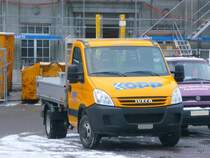 IVECO Kleinlaster unterwegs in Biel am 18.12.2009