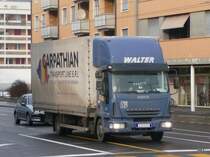 IVECO  EUROCARCO  LKW unterwegs in Biel am 18.12.2009