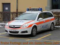 Opel VD 37073 Streifenwagen in Renens/VD am 19.12.2009