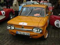 ein sch�ner NSU TT mit zus�tzlichem �lk�hler; gesehen am Markt in L�beck, 5. Oktober 2007 ( Oldtimertreffen )