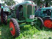 NORMAG-ZORGE;Typ-MG16;15PS,Baujahr1951 pfercht sich bei der Oldtimerausstellung in Antiesenhofen in die letzte freie L�cke;090809