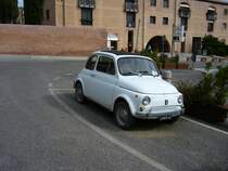 Fiat 500 F in San Gimignano Oktober 2007