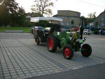 20PS Lanz Bulldog am Abend des 10.Bulldogtreffens in Burkhardtsdorf 2007. Sie stand f�r Kremserfahrten w�hrend des Treffens zur Verf�hgung