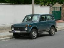 Lada Niva, russischer Gelndewagen, gesehen in Eberswalde am 17.5.2007