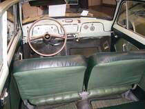 Innenraum einer Opel Rekord Cabriolimousine von 1956