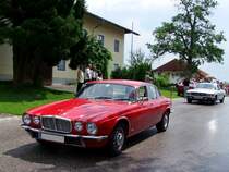 Jaguar,(Mark-X ?) mir Startnr.189 bei der Oldtimerrundfahrt in Neukirchen/V�ckla;090705