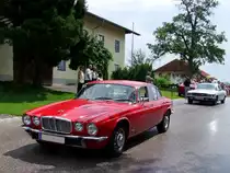 Jaguar,(Mark-X ?) mir Startnr.189 bei der Oldtimerrundfahrt in Neukirchen/V�ckla;090705