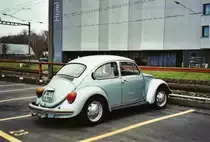 Aus Deutschland: VW-K�fer AA-VX 958 am 13. Dezember 2009 Kloten, Bahnhof