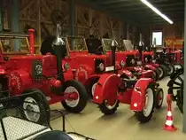 Lanz-Gl�hkopfparade im Traktorenmuseum Maurach