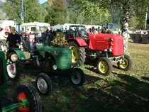 Steyrtraktoren 1 und 2Zylinder auf dem Traktorenfest in Maurach 2009