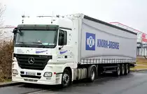 MB Actros 1846 am 24.12.2009 in Euskirchen abgestellt.