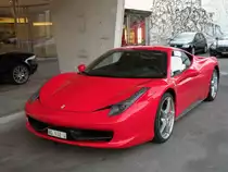 Wundersch�ner Ferrari 458 Italia. Die aufnahme stammt vom 02.01.2010.