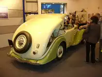 Der �ffnungsmechanismus eines Peugeot 601 Eclipse. Die Eclipse-Modelle der 1930´er Jahre waren die Vorbilder f�r die heutigen Peugeot CC-Modelle.