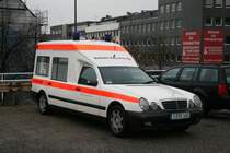 DRK Essen
KTW
E RK 140
Mercedes Aufgenommen an der Hachestr. in Essen.