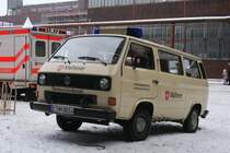 Malteser Essen 
Transporter des Fernmeldedienstes
E MH 8014
VW T3
Aufgenommen bei der Er�ffnung der Ruhr 2010 am 10.1.2010 auf der Zeche Zollverein.
