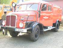 S4000 Feuerwehr beim Burkhardtsdorfer Bulldogtreffen. Sie stand auf dem Platz zw. der Topfmarktscheune und der Mehrzweckhalle.