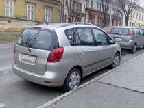 Toyota Corolla Verso.
Gesehen: 14. 01. 2010.