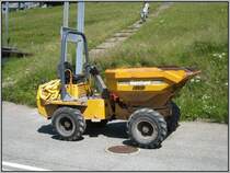 Dieser Benford-Dumper stand am 20.07.2007 beim Bahnhof auf der Rigi-Kulm in der Schweiz.