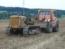 Russ.T100 und K700A beim Feldtag in Klaffenbach