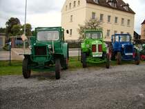 3x RS 01/40 Pionier beim Schleppertreffen in Schellenberg.Links ein Pionier in Forstausf�hrung,daneben der Nachfolger der RS 01/40II Typ Hartz