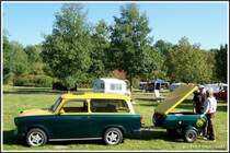 TRABANT 601 UNIVERSAL ( Kombi ) wunderschnes  Longvehicle . Gesehen Leipzig, Camping Auensee 2006