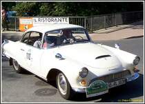 AUTO UNION 1000 SP, Bj.1965, 3 Zyl.- Reihenmotor, 2 - Takt, 55 PS, Karosserie: Baur,Stuttgart ( 1958 - 1965 ), aufgenommen bei SACHSEN CLASSIC 2005 Bad Schandau