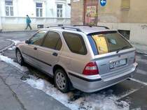 Honda Civic (Aerodeck 6. Generation) Kombiversion, Rückansicht. Gesehen: 04.02.2010.