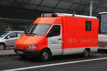 Flughafen Feuerwehr D�sseldorf 
RTW 83/3
D US 277
Aufgenommen am Flughafen D�sseldorf am 7.2.2010.